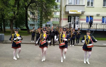 Участие духового оркестра в Республиканском празднике "Последний звонок"