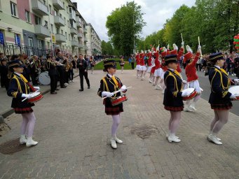 Участие духового оркестра в Республиканском празднике "Последний звонок" 4