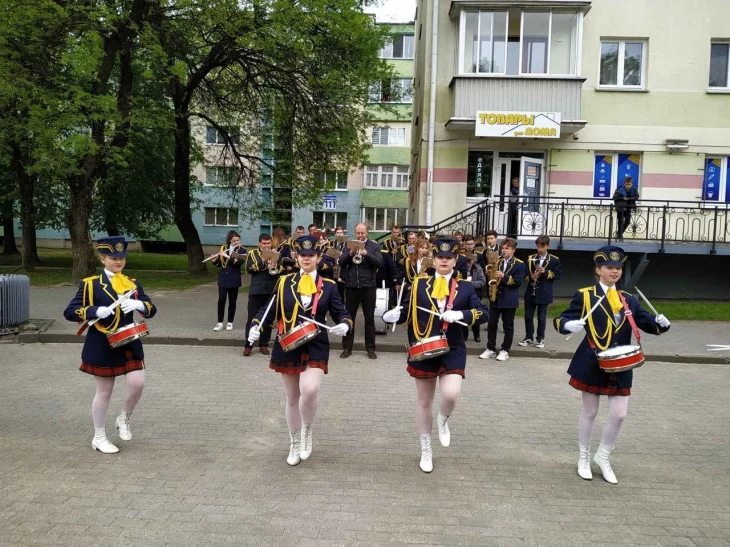 Участие духового оркестра в Республиканском празднике "Последний звонок"