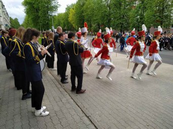 Участие духового оркестра в Республиканском празднике "Последний звонок" 5