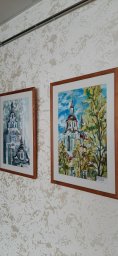 Выставка работ учащихся ГУО "Солигорская ДХШИ" "Фарбы роднай зямлі" 1