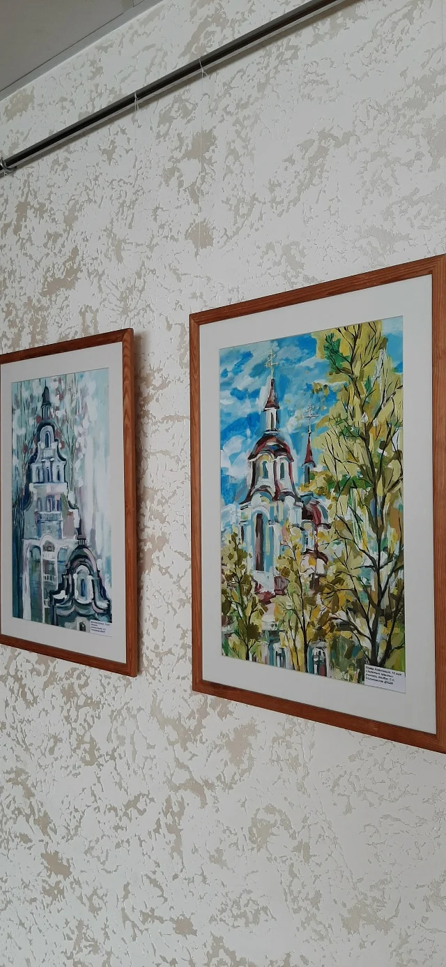 Выставка работ учащихся ГУО "Солигорская ДХШИ" "Фарбы роднай зямлі"