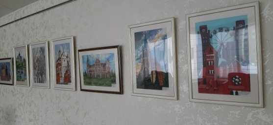 Выставка работ учащихся ГУО "Солигорская ДХШИ" "Фарбы роднай зямлі" 2