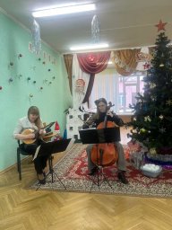 Концерт учащихся и педагогов школы для детей Солигорского центра коррекционного обучения 1