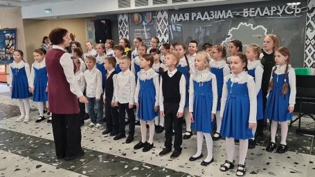 Выступление детского хора "Васильки" на мероприятии ко Дню памяти выдающегося митрополита Филарета 0