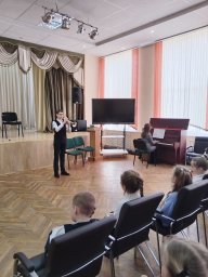 Концерт "Знакомство с музыкальными инструментами" в Гимназии №1 г.Солигорска 4